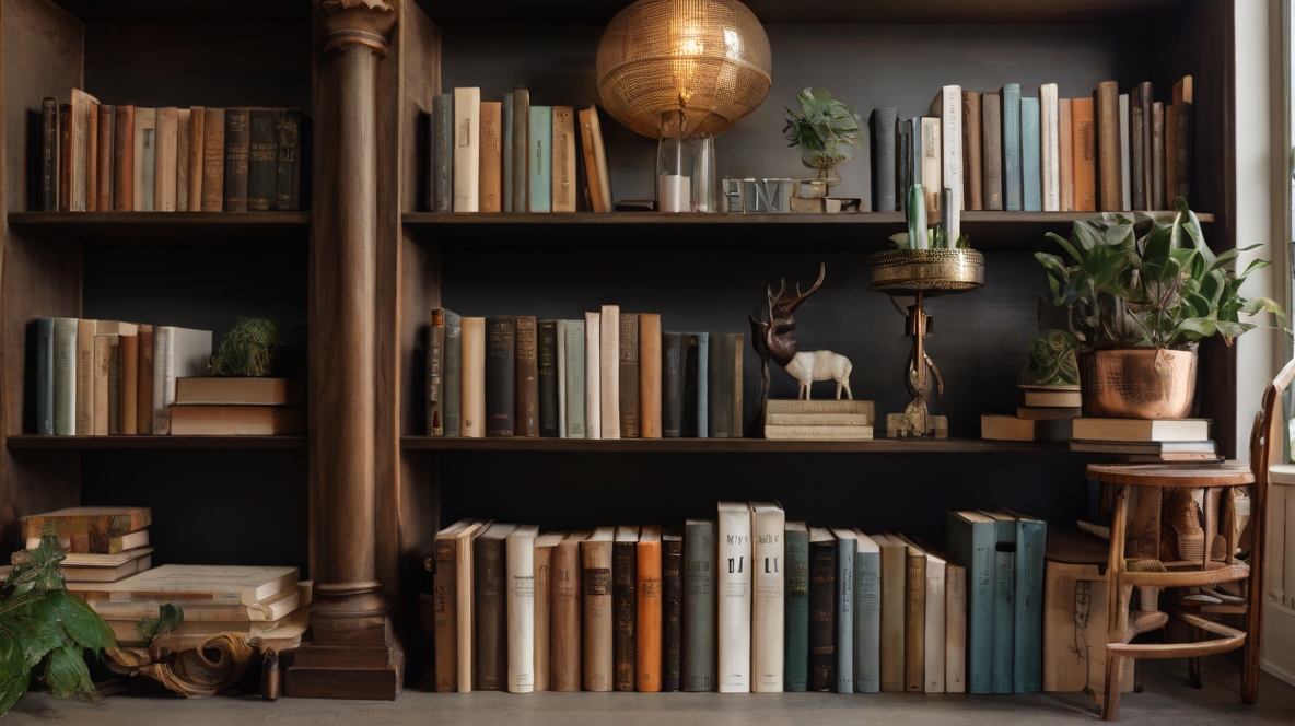 Книги в интерьере